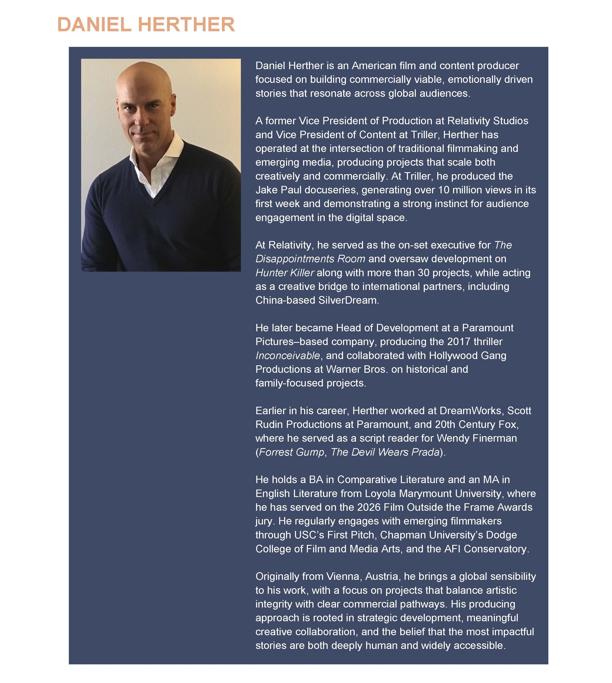 Daniel Bio